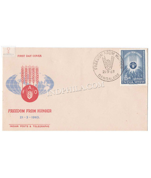 India 1963 Freedom From Hunger Fdc