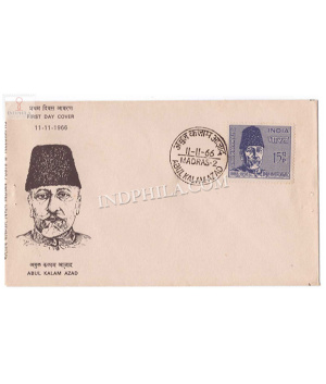India 1966 Maulana Abul Kalam Azad Fdc