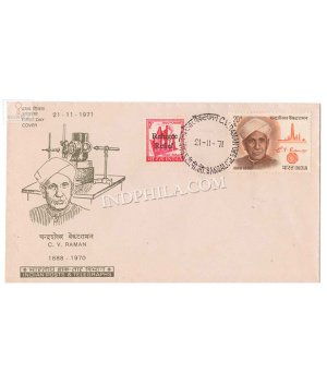 India 1971 Death Anniversary Of Dr Chandra Sekhara Venkata Raman Fdc