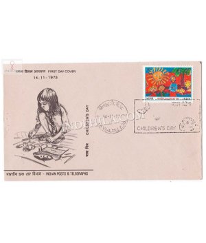 India 1973 National Childrens Day Fdc