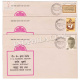 India 1975 650th Death Anniversary Ameer Khusrau Vengalil Krishna Menon Bahadur Shah Zafar Single Stamp Set Of 2 Cover Fdc