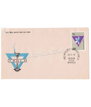 India 1975 Centenary Of Indian Ymca Young Womens Christian Association Fdc