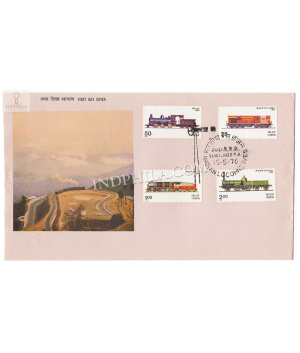 India 1976 Indian Locomotives Fdc