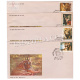 India 1976 Indian Wild Life Single Stamp Set Of 4 Cover Fdc