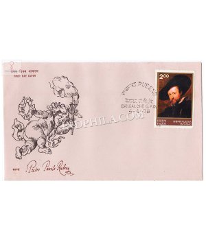 India 1978 400th Birth Anniversary Of Peter Paul Rubens Fdc