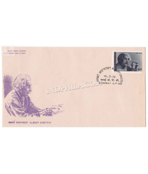 India 1979 Birth Centenary Of Albert Einstein Fdc