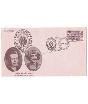 India 1980 150th Anniversary Of Scottish Church College Fdc