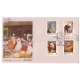 India 1980 Brides In Traditional Indian Costumes Fdc