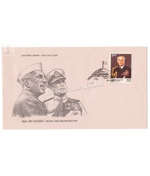 India 1980 Lord Earl Louis Mountbatten Fdc
