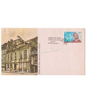 India 1981 150th Birth Anniversary Of Heinrich Von Stephan Fdc