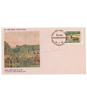 India 1983 50th Anniversary Of Kanha National Park 50 Years Of Indian National Park Fdc
