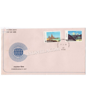 India 1983 Commonwealth Day Fdc