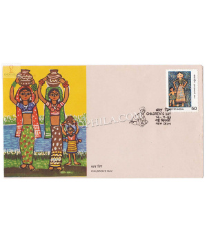 India 1983 National Childrens Day Fdc