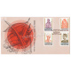 India 1984 Leaders Of Sepoy Mutiny 1st War Of Independence Fdc