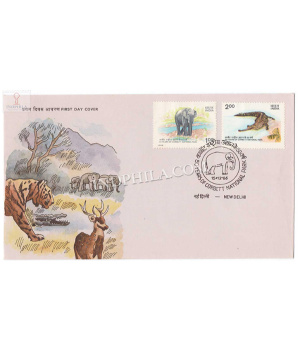 India 1986 50th Anniversary Of Corbett National Park Fdc