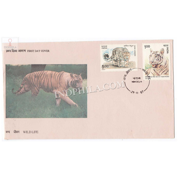 India 1987 Wild Life Fdc