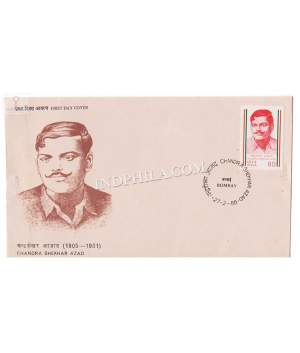 India 1988 Chandra Shekhar Azad Fdc