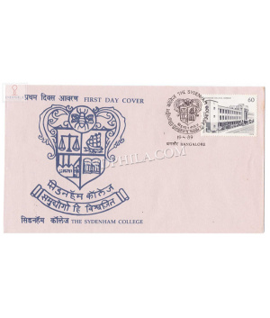 India 1989 75th Anniversary Of Sydenham College Of Commerce And Economics Bombay Fdc