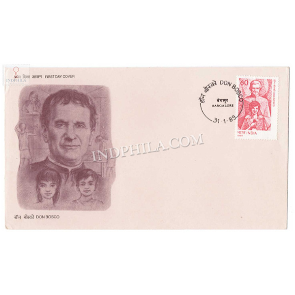India 1989 Don Bosco Fdc