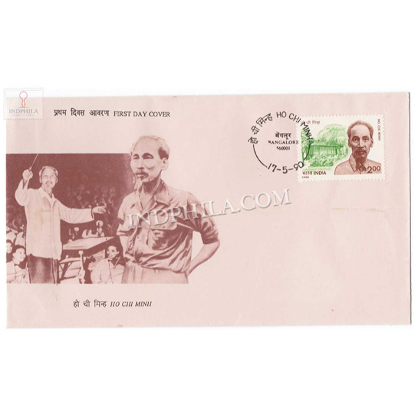 India 1990 Birth Centenary Of Ho Chi Minh Fdc