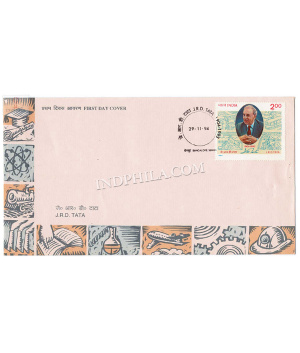 India 1994 J R D Tata Fdc