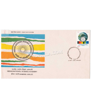India 1995 60th Anniversary Of Indian National Science Academy Fdc