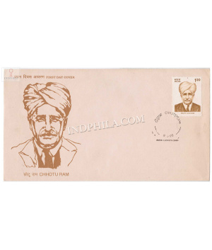 India 1995 Sir Chhoturam Freedom Fighter Fdc