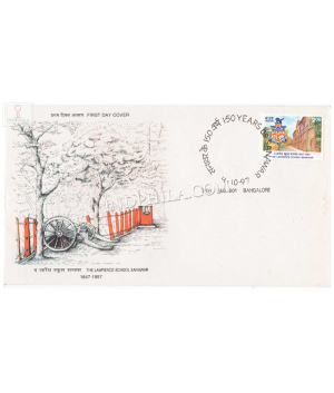 India 1997 150th Anniversary Of The Lawrence School Sanawar Fdc