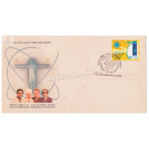India 1998 20th International Congress Of Radiology New Delhi Fdc