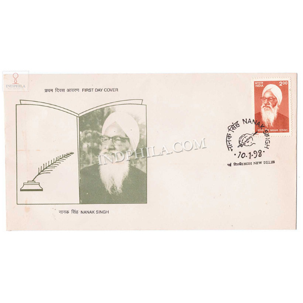 India 1998 Birth Centenary Of Nanak Singh Fdc