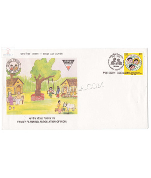 India 1999 50th Anniversary Of Family Planning Association Of India Fdc