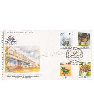 India 2000 Indepex Asiana 2000 14th Asian International Stamp Exhibition Calcutta Natural Heritage Of Manipur And Tripura Fdc