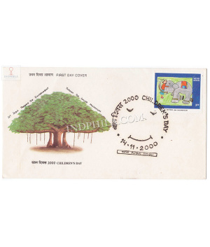 India 2000 National Childrens Day Fdc