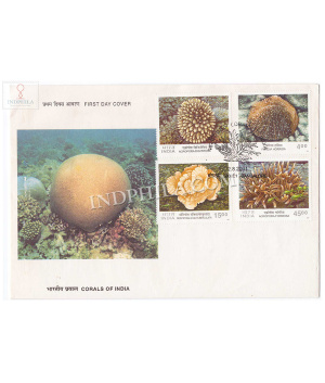 India 2001 Corals Of India Fdc