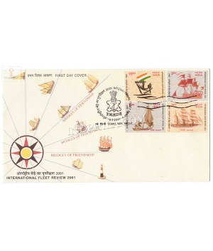 India 2001 International Fleet Review Fdc