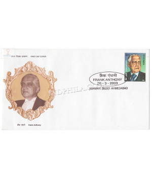 India 2003 Frank Anthony Fdc