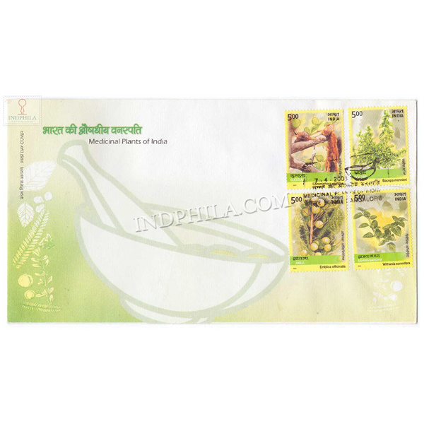 India 2003 Medicinal Plants Of India Fdc