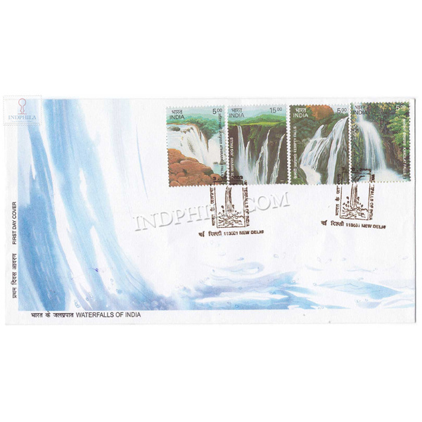 India 2003 Waterfalls Of India Fdc