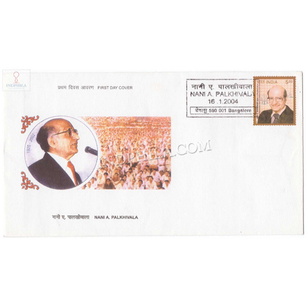 India 2004 Nani Ardeshir Palkhivala Fdc