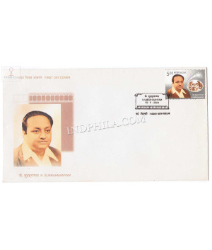 India 2004 Shri K Subrahmanyam Birth Centenary Fdc