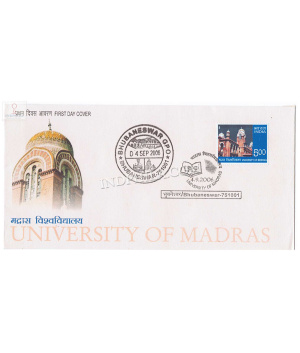 India 2006 150 Years University Of Madras Fdc