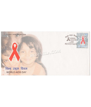 India 2006 World Aids Day Fdc