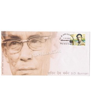 India 2007 S D Burman Birth Centenary Fdc