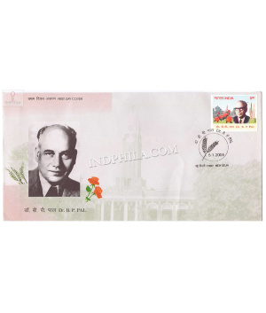 India 2008 Birth Centenary Of Dr Benjamin Peary Pal Fdc