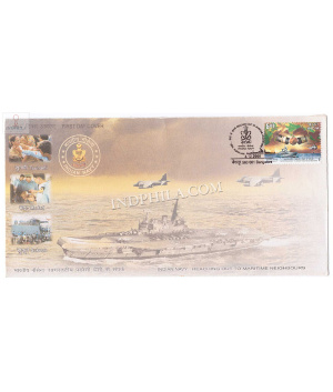 India 2008 Navy Day Reaching Out To Maritime Neighbours Fdc