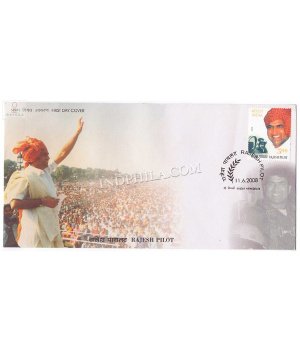 India 2008 Rajesh Pilot Fdc