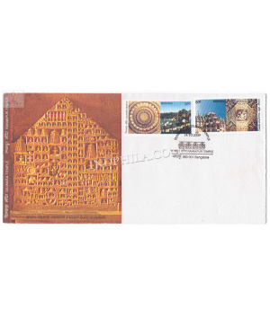 India 2009 Dilwara And Ranakpur Heritage Jain Temple Fdc