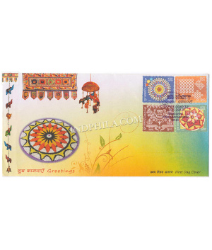 India 2009 Greetings Fdc