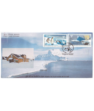 India 2009 Preserve The Polar Regions And Glaciers Fdc