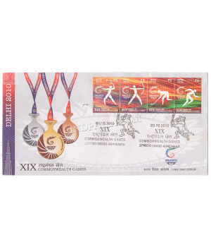 India 2010 Xix Commonwealth Games Delhi Fdc